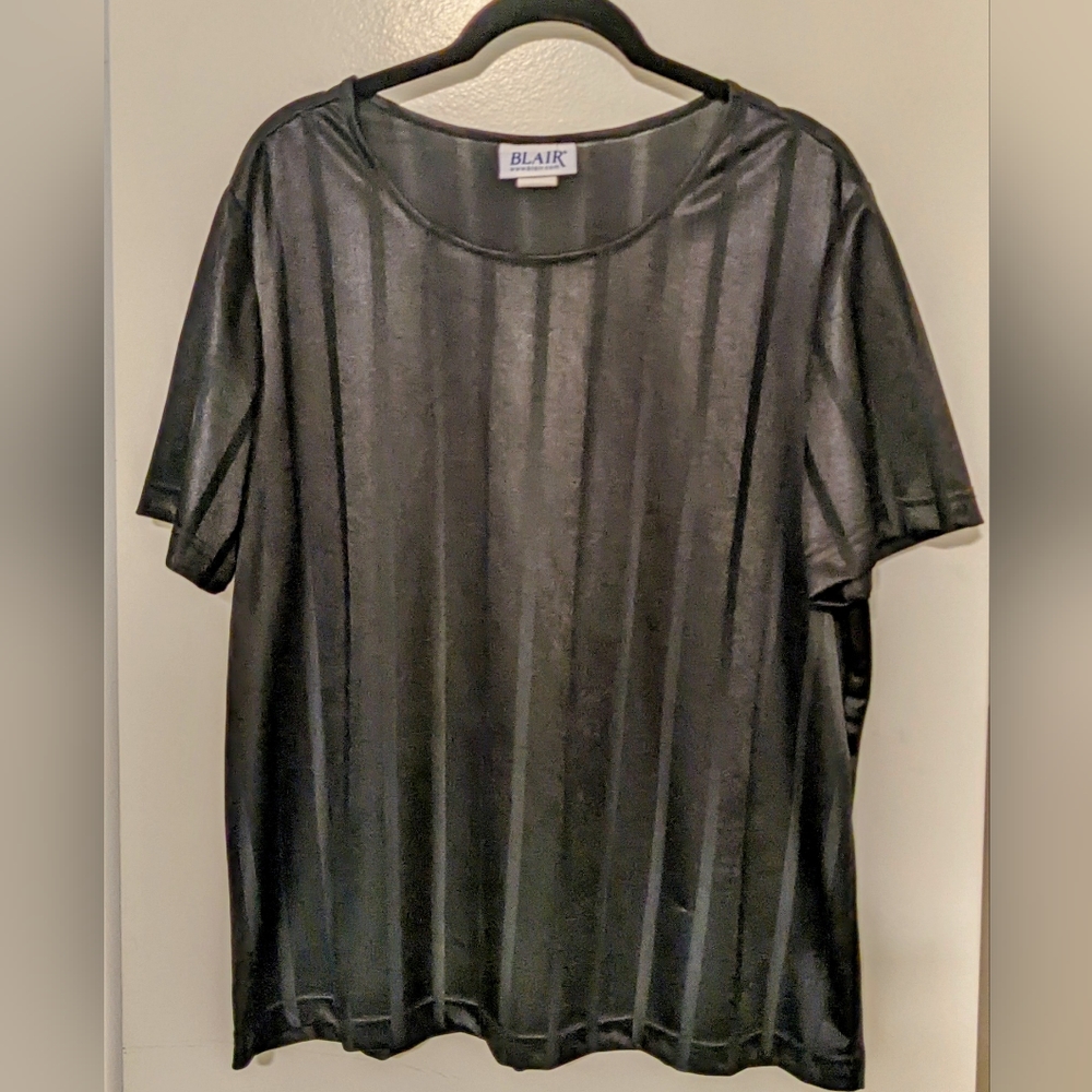 Black Striped Dress Shirt